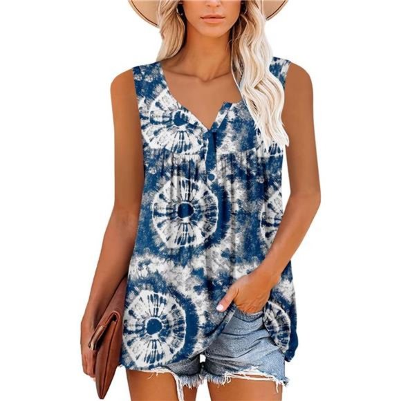 Womens Tank Tops and Short Sleeve Floral Summer Tops - Picture 8 of 12